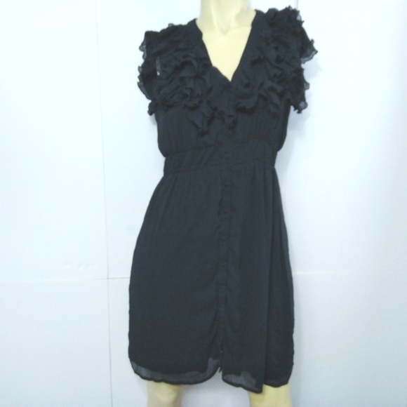 H&M Button Down Blue Dress - Picture 1 of 7